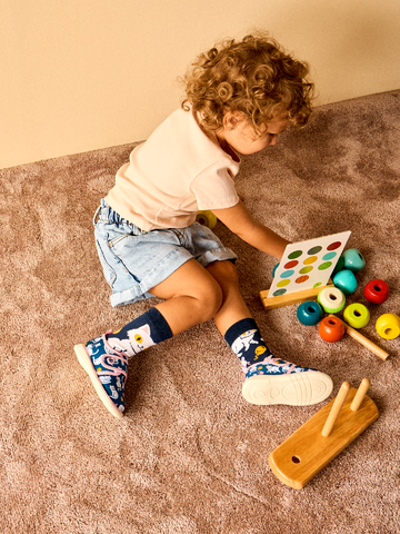 Tip na darček Весели бебешки пантофи Игриво коте