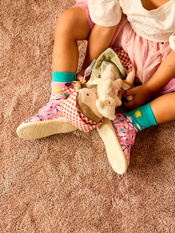 Zľava Veselé papučky pre bábätká Roztomilé motýle