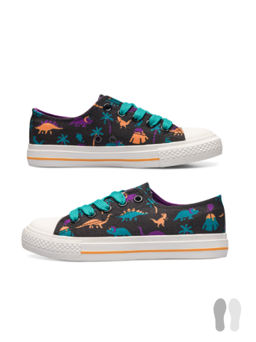Sale Kids' Canvas Shoes Dinos & Volcanos