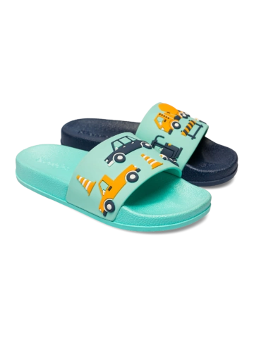 Výnimočný darček od Dedoles Veselé detské šľapky Autá v premávke