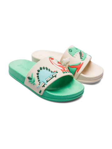 Kiárusítás Vidám gyerekpapucs Dínó gördeszkán