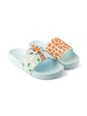 Lifestyle foto Весели детски чехли Симпатичен жираф