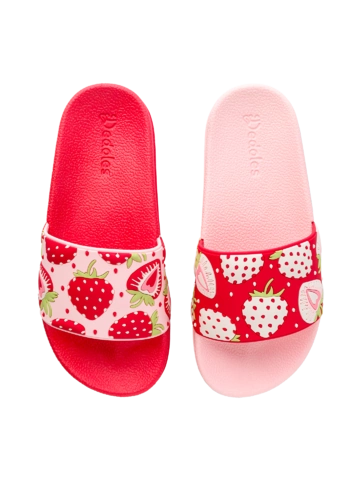 Výnimočný darček od Dedoles Veselé detské šľapky Sladké jahody