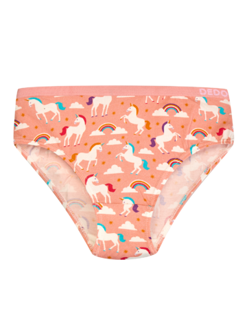 Výpredaj Veselé dievčenské nohavičky Jednorožec v oblakoch