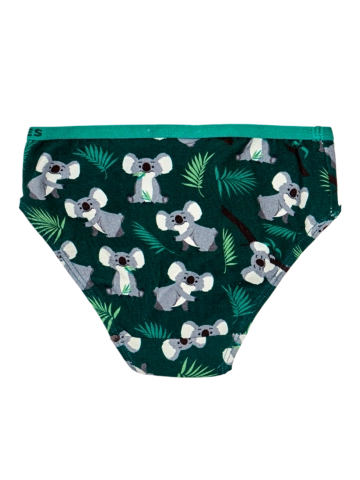 Foto Lustige Höschen für Mädchen Koala und Blätter 