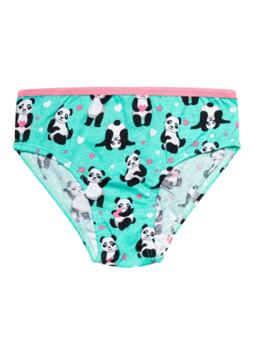 Výjimečný dárek od Dedoles Veselé dívčí kalhotky Panda a srdíčka