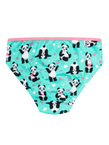 Tip na dárek Veselé dívčí kalhotky Panda a srdíčka