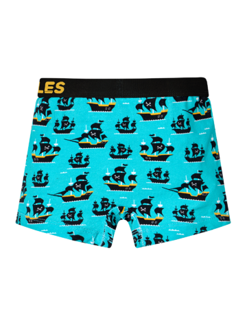 Eredeti ajándék a Dedolestől Vidám fiú bokszeralsó Kalózhajó