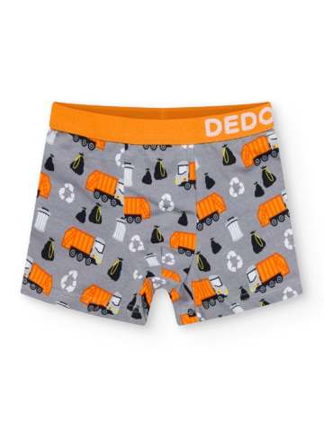 Potešte sa týmto kúskom Dedoles Vrolijke boxers voor jongens Vuilniswagen