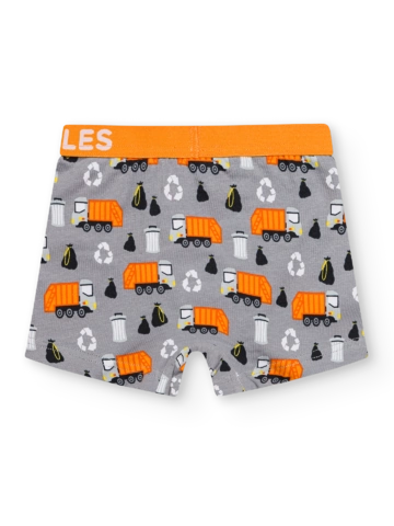 Lifestyle foto Vrolijke boxers voor jongens Vuilniswagen
