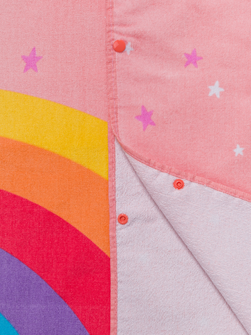 Sale Kids' Towelling Poncho Colourful Unicorn