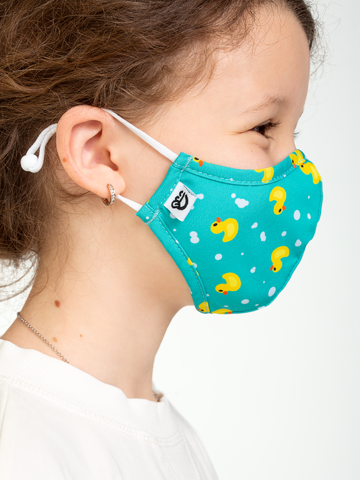 Výnimočný darček od Dedoles Vrolijk antibacterieel mondkapje voor kinderen Eenden