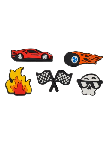 Pre dokonalý a originálny outfit Lot de 5 décorations rigolotes pour lacets Pilote