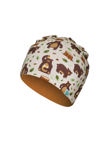 Potešte sa týmto kúskom Dedoles Ensemble bonnet tricoté léger / cache-cou rigolo pour enfants Ours affamé