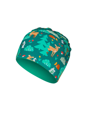 Potešte sa týmto kúskom Dedoles Set Buonumore per bambini berretto con pon-pon e scaldacollo leggeri Amici della foresta