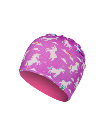 Tip na darček Set Buonumore per bambini berretto con pon-pon e scaldacollo leggeri Unicorno incantato