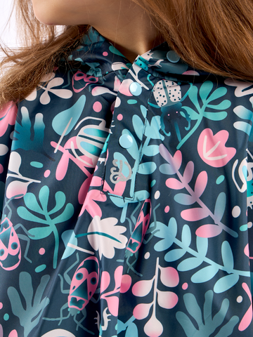 Zľava Impermeabile Buonumore per bambini Foglie e insetti