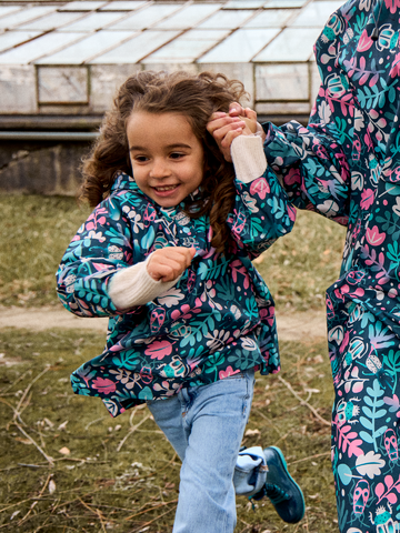 Tip na darček Impermeabile Buonumore per bambini Foglie e insetti