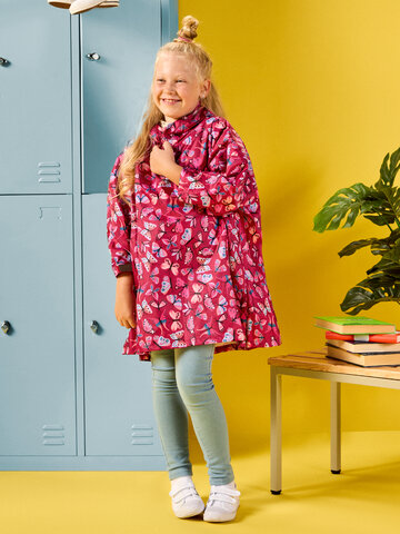 Pre dokonalý a originálny outfit Kids' Raincoat Pink Butterflies
