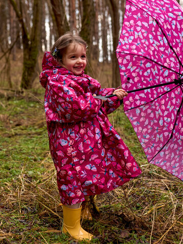 Roze regenjas kind 2025