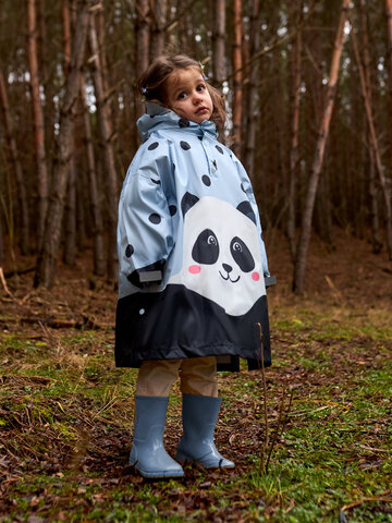Obrázok produktu Živahni otroški dežni plašč Vesela panda