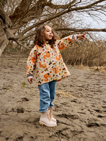 Výpredaj Весел детски дъждобран Катеричка и жълъди