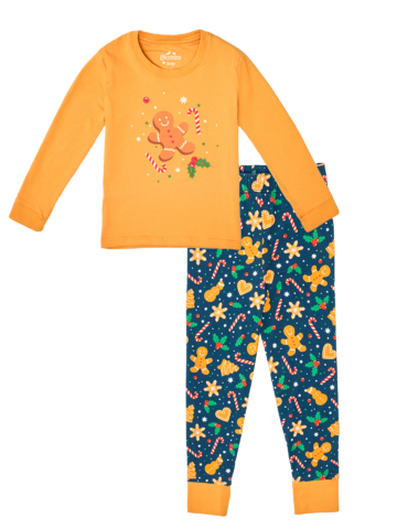Lifestyle-Foto Lustiger Pyjama für Kinder Lebkuchen & Süßigkeiten