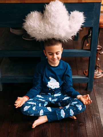 Pyjama rigolo pour enfants Nuages endormis Dedoles