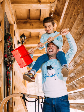 Ajándék tipp Vidám téli gyerek pulcsi Hóidő