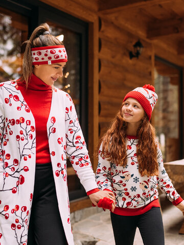 Hľadáte originálny a nezvyčajný darček? Obdarovaného zaručene prekvapí Maglione invernale per bambini Piccoli frutti invernali