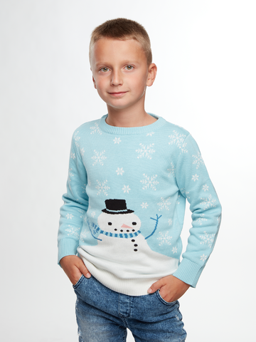 Ajándék tipp Vidám téli gyerek pulcsi Hóidő