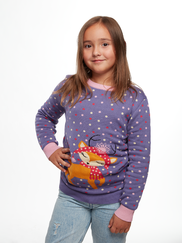 Geschenktipp Lustige Winterpullover für Kinder Liebliches Reh