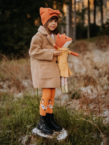 Pre dokonalý a originálny outfit Vesele dječje hulahopke Čupava lisica