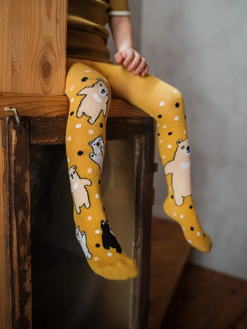 Foto Veselé dětské punčošky Medvídci