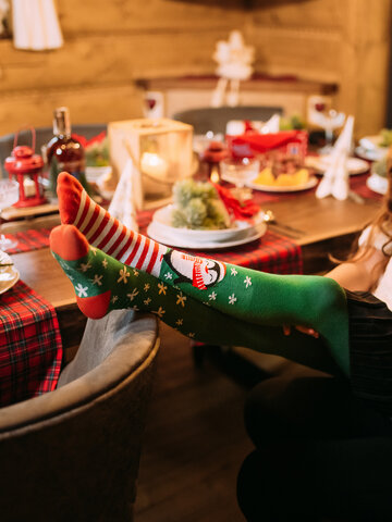 Obrázok produktu Veselé detské pančušky Ahoj, tučniak