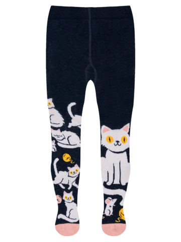 Výpredaj Veselé detské pančušky Hravé mačiatko