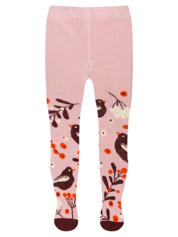 pro dokonalý a originální outfit Veselé dětské punčošky Ptáčci a bobule