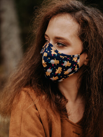 Hľadáte originálny a nezvyčajný darček? Obdarovaného zaručene prekvapí Vrolijk antibacterieel mondkapje Party hamsters – medium