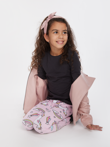 Kiárusítás Vidám gyerek pamut leggings Szivárványos egyszarvú