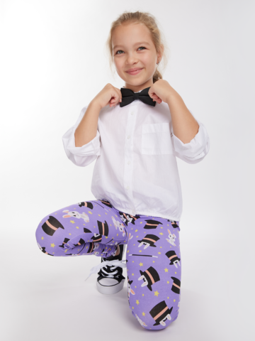 Pre dokonalý a originálny outfit Veselé detské bavlnené legíny Kúzelný králiček