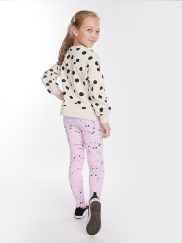 Výpredaj Vrolijke katoenen kinderlegging Roze dalmatiërs