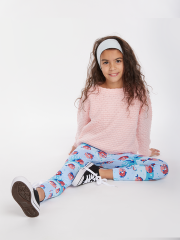 Looking for an original and unusual gift? The gifted person will surely surprise with Kids' Cotton Leggings Funny Blowfish