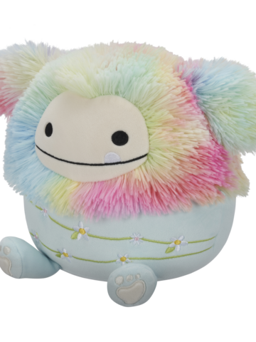 Foto SQUISHMALLOWS Zozo, a bigfoot virággal, 20 cm