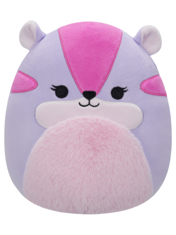 Lifestyle fotó SQUISHMALLOWS Tamara, a lila-rózsaszín chipmunk, 20 cm