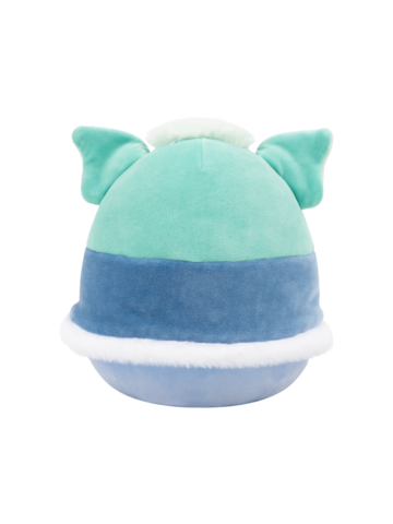 Pre dokonalý a originálny outfit Squishmallows Troye il goblin verde pallido con outfit invernale, 20 cm