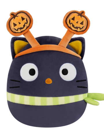 Hľadáte originálny a nezvyčajný darček? Obdarovaného zaručene prekvapí Squishmallows Hello Kitty Halloween - Chococat, 20 cm