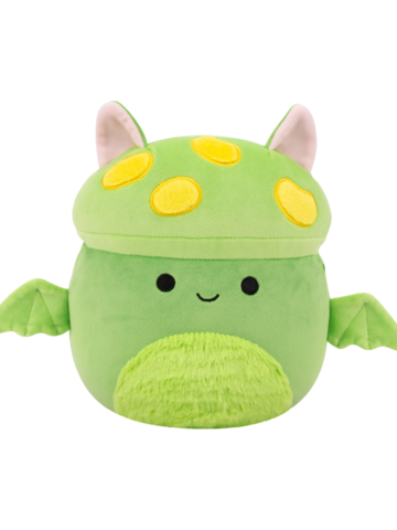 Lifestyle foto Squishmallows Earling il pipistrello con funghetto verde fluo, 30 cm