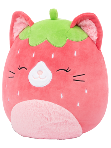 Kedvezmény SQUISHMALLOWS Olma, az epres cica, 13 cm