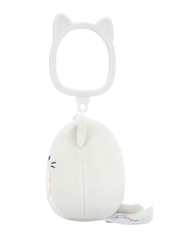 Pre dokonalý a originálny outfit SQUISHMALLOWS Kľúčenka - Angorská mačka Zachariah, 9 cm