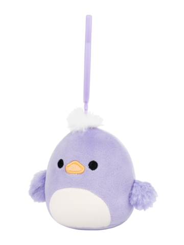 a tökéletes és egyedi ruházathoz SQUISHMALLOWS Kulcstartó – Daquarius, a lila kacsa, 9 cm